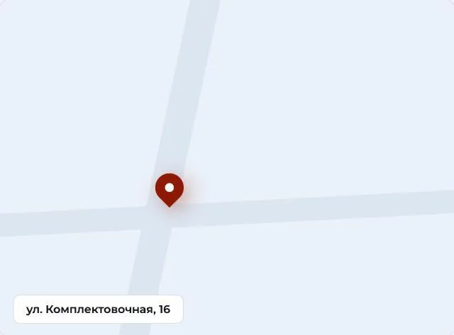 Карта — ул. Комплектовочная, 16, Сургут