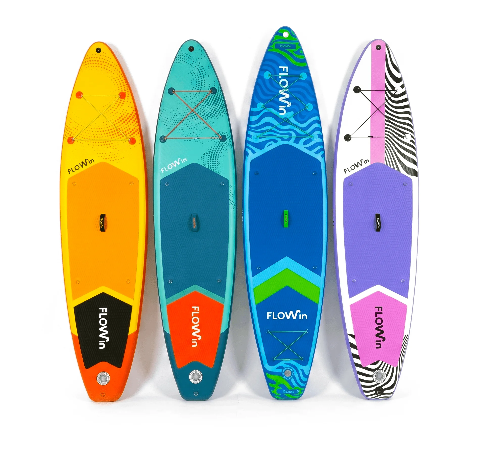 Линейка сапбордов Flowin: Orange, Breeze, Navy, Violet