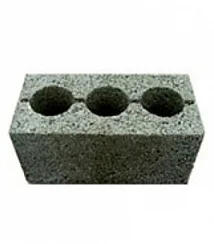 Шлакоблок 3 круглые