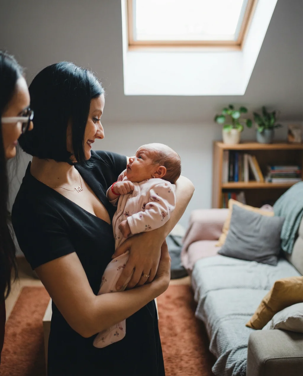 Parent soothing baby