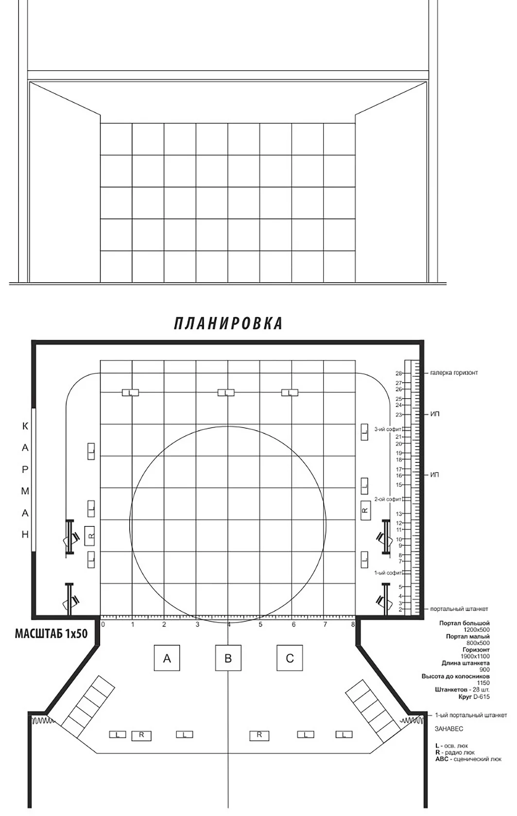 Технический паспорт театра