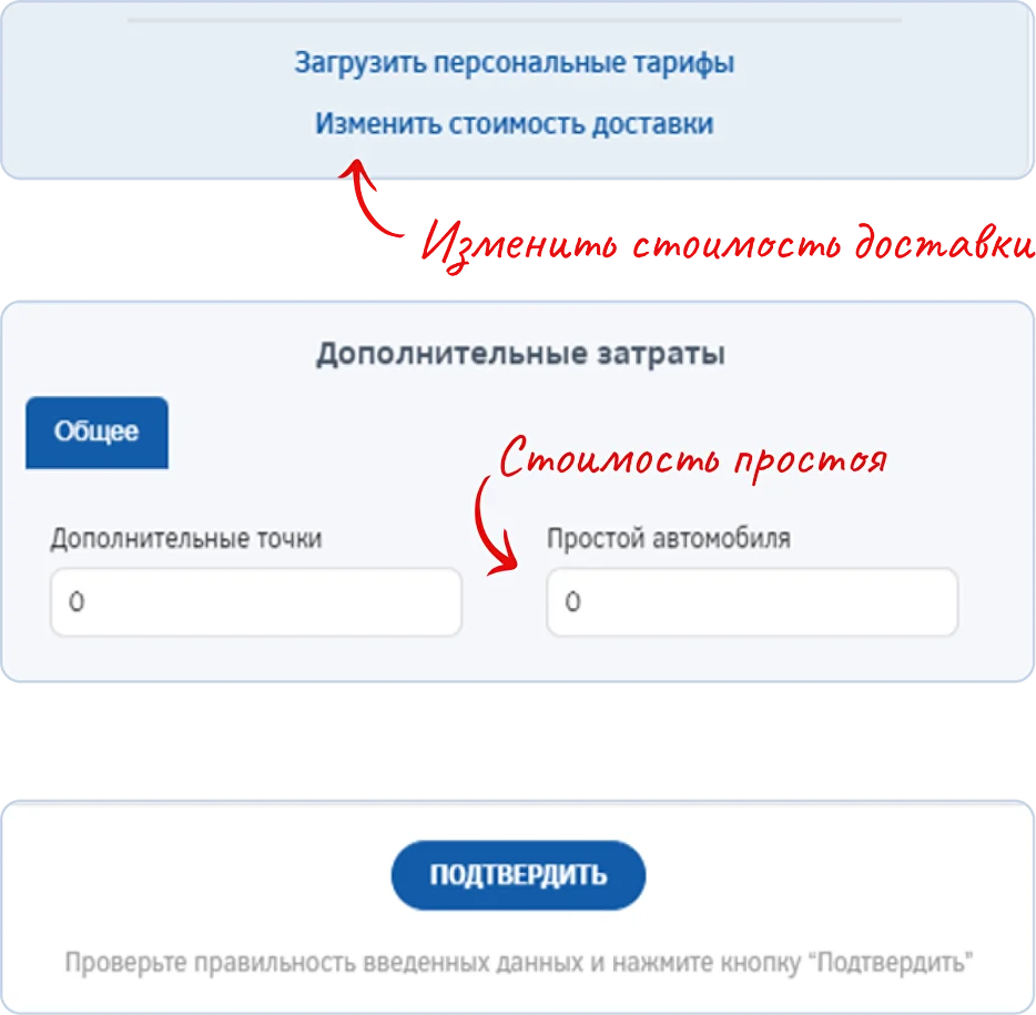 Блок «Финансы» в заявке