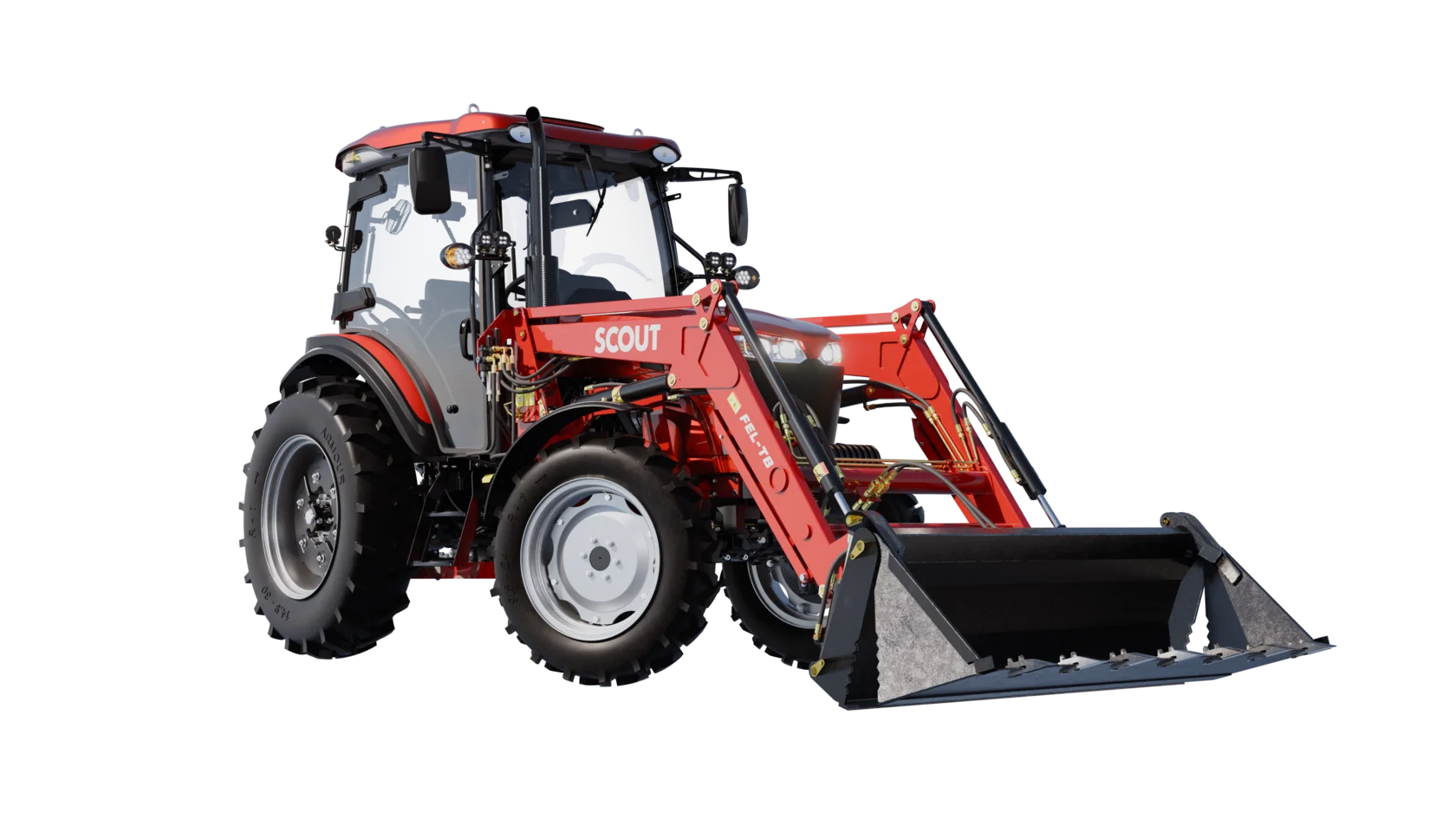 Scout TB G3 Basis + Погрузчик FEL TB + Захват тюков