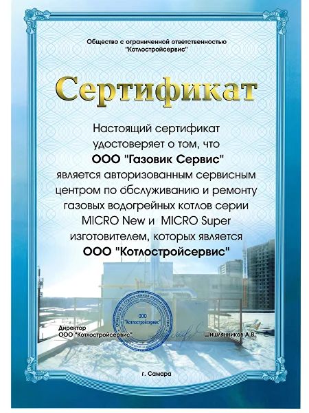 Сертификат 2