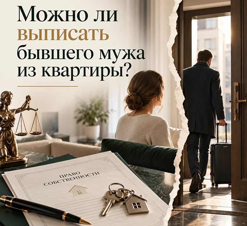 Можно ли выписать бывшего мужа из квартиры после развода