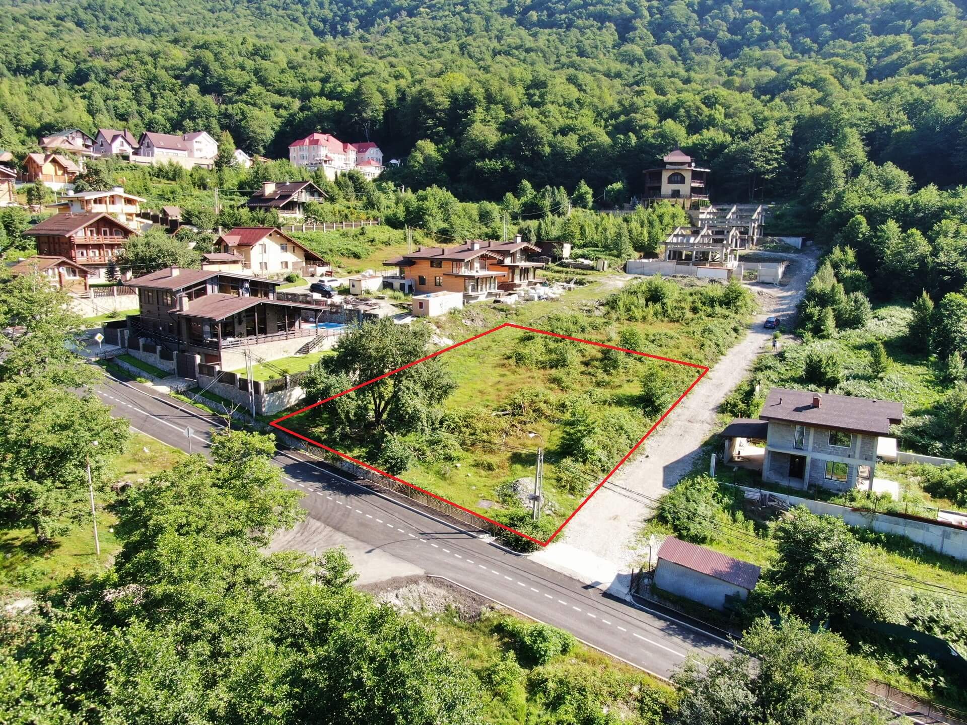 Рельеф и ландшафт участка