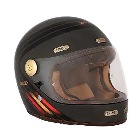 Интеграл BEON Vintage F2 Shiny Grey/Orange — примерка в магазине на Лиговском