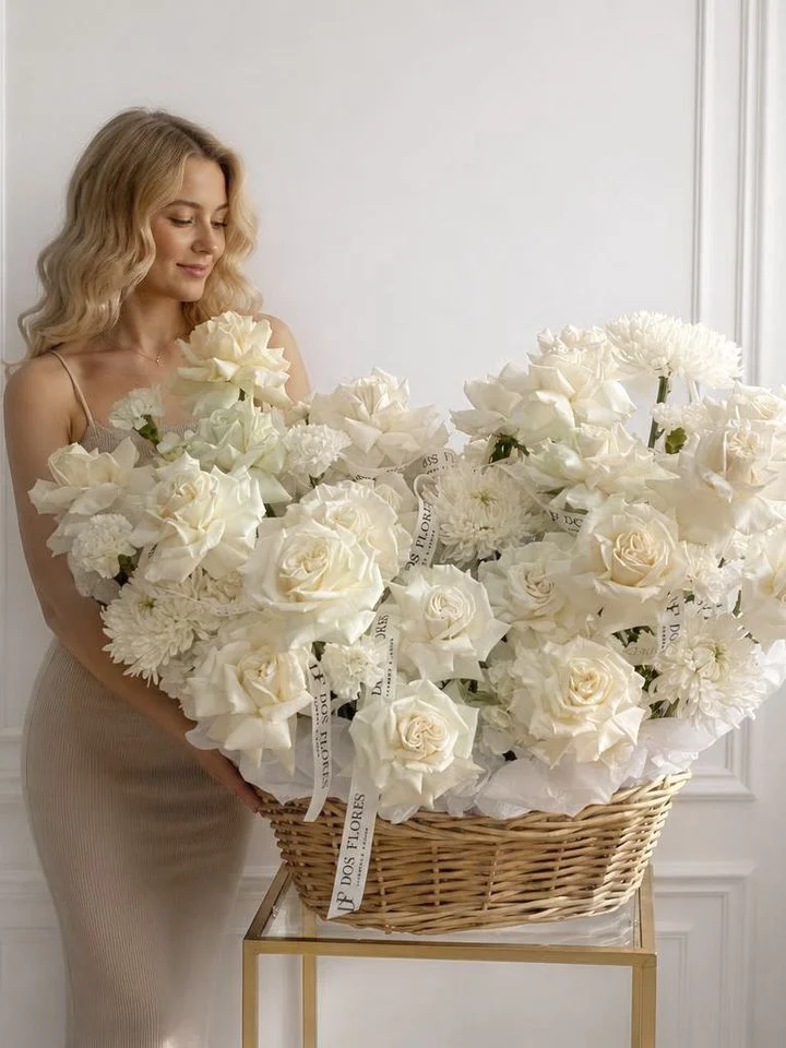 Премиум букет в корзине — Dos Flores