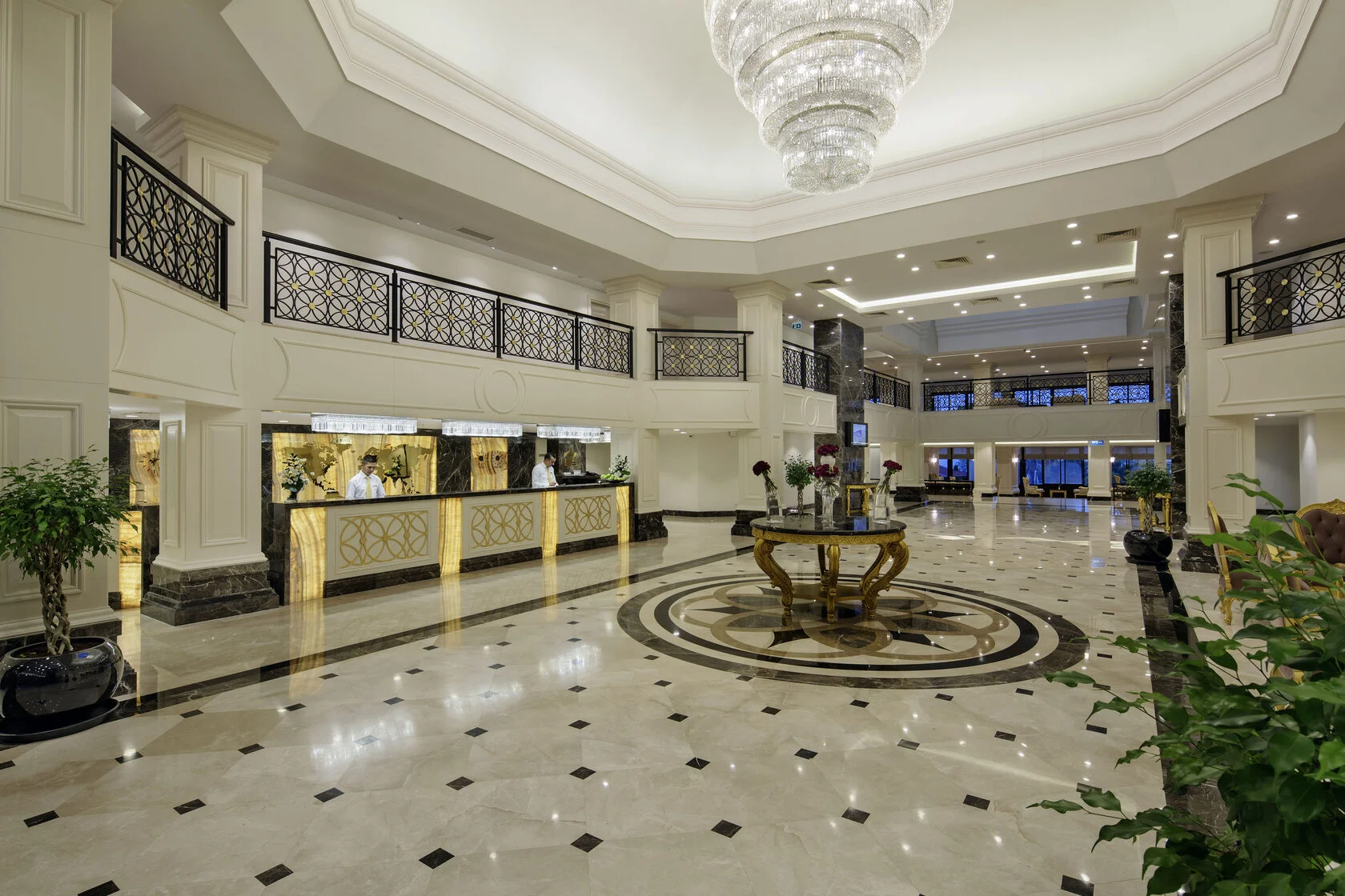 лобби отеля Bellis Deluxe Hotel в Белеке