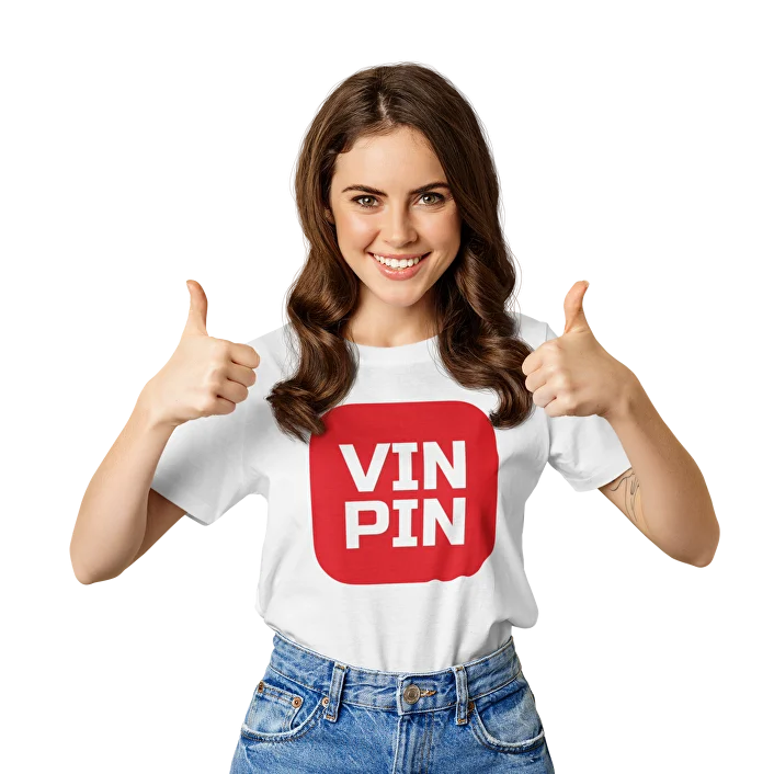 Vincispin App-Visualisierung oder Branding-Element