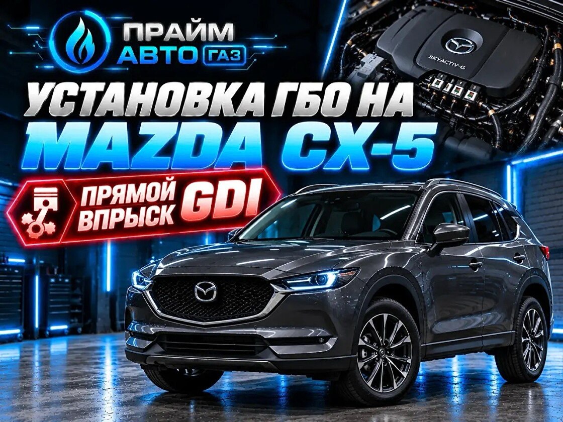 Установка ГБО на Mazda CX-5