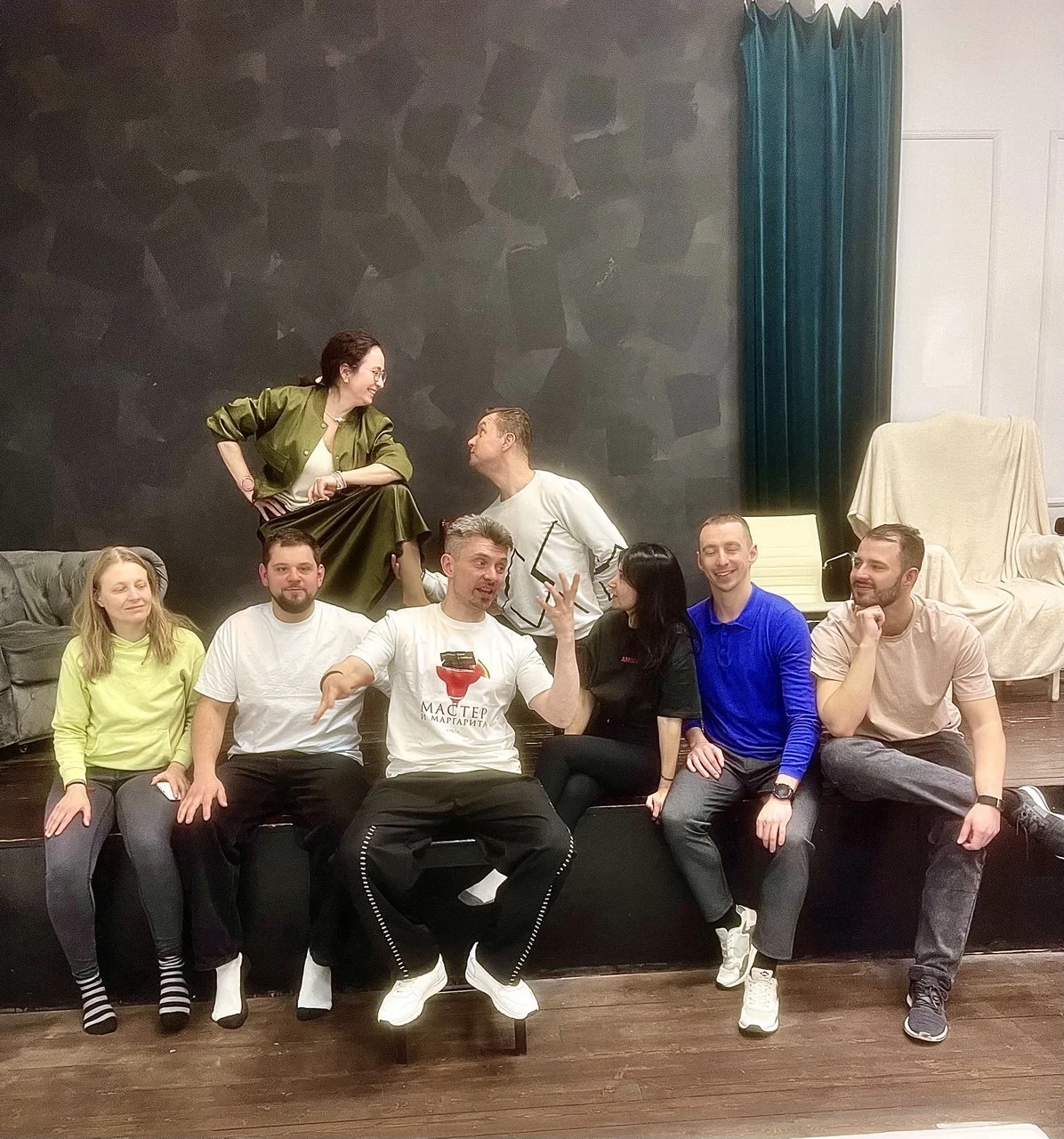 Юрий Голубев с участниками Лаборатории