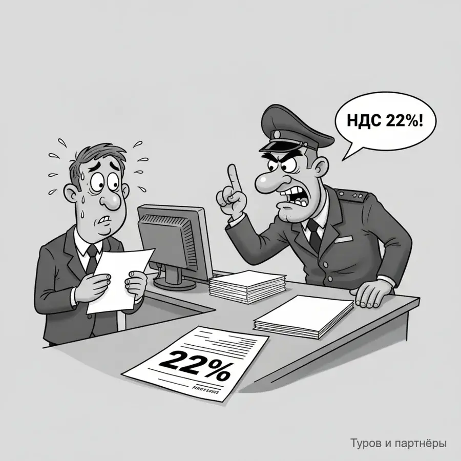 Инспектор ФНС проверяет бизнес по НДС