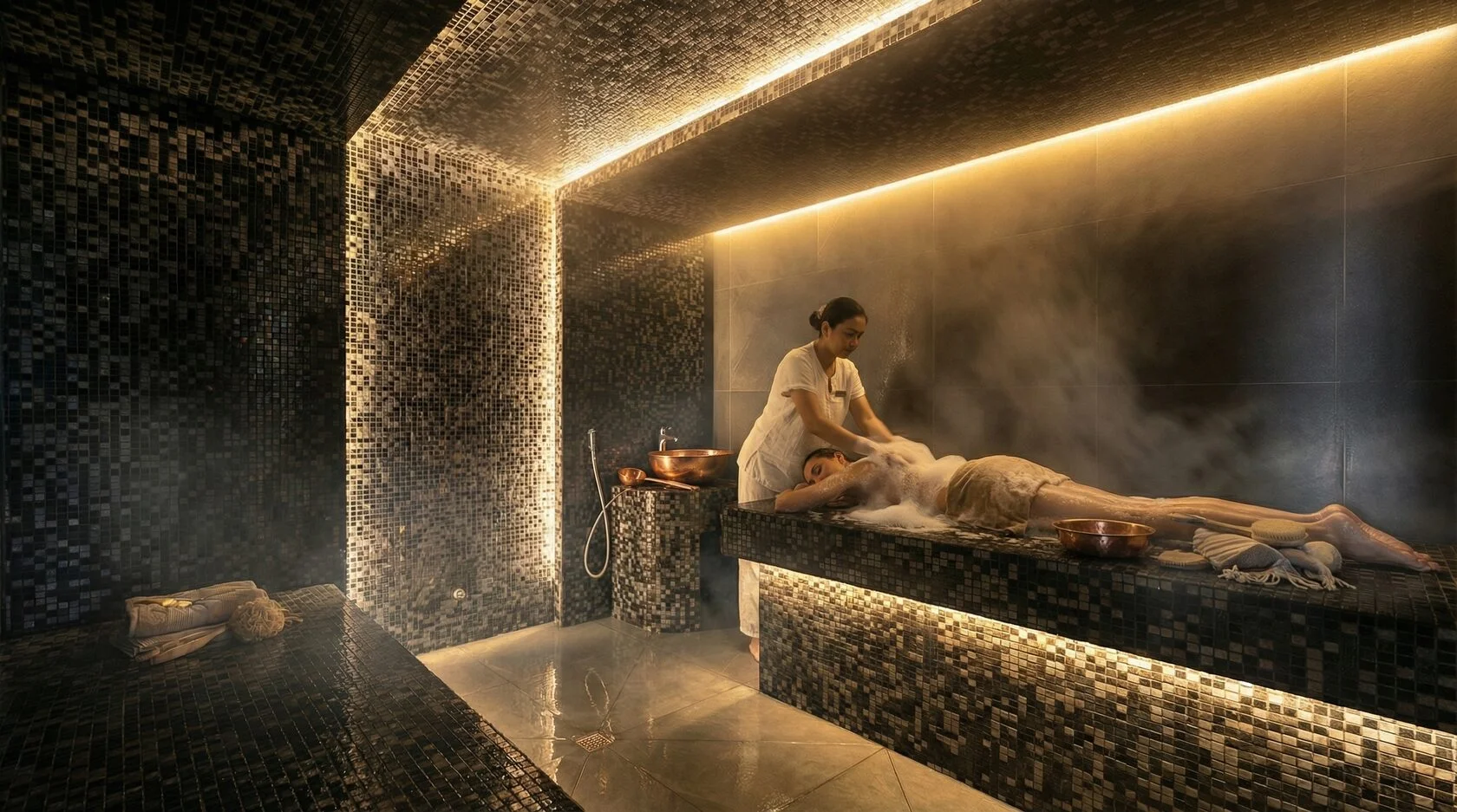 Массаж в бане