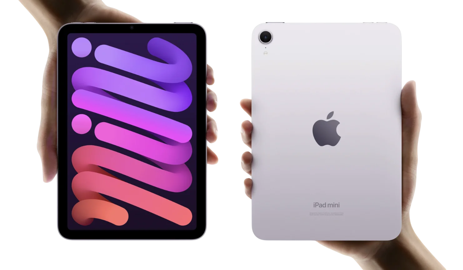 Камера iPad mini 7 крупным планом во всех цветах корпуса