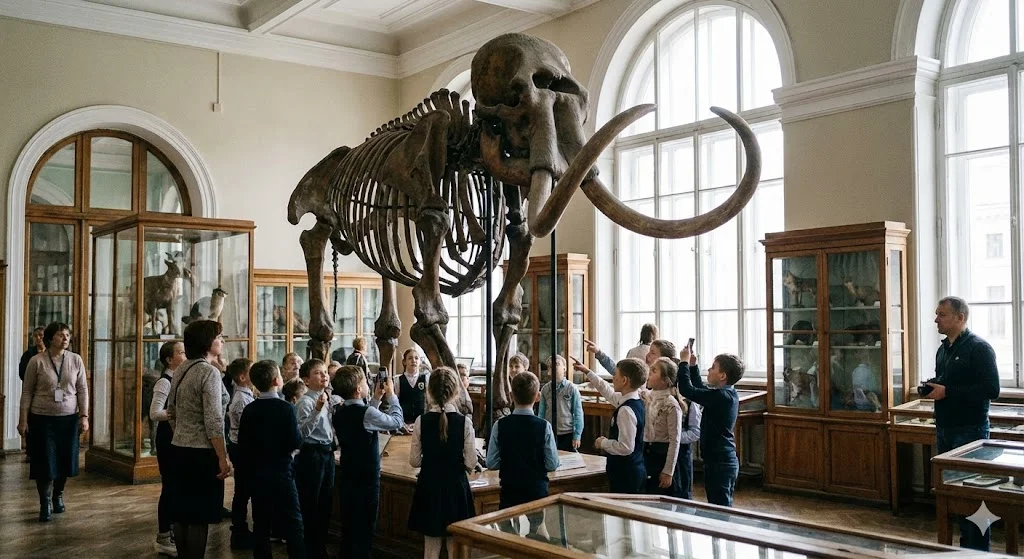 Школьники на экскурсии