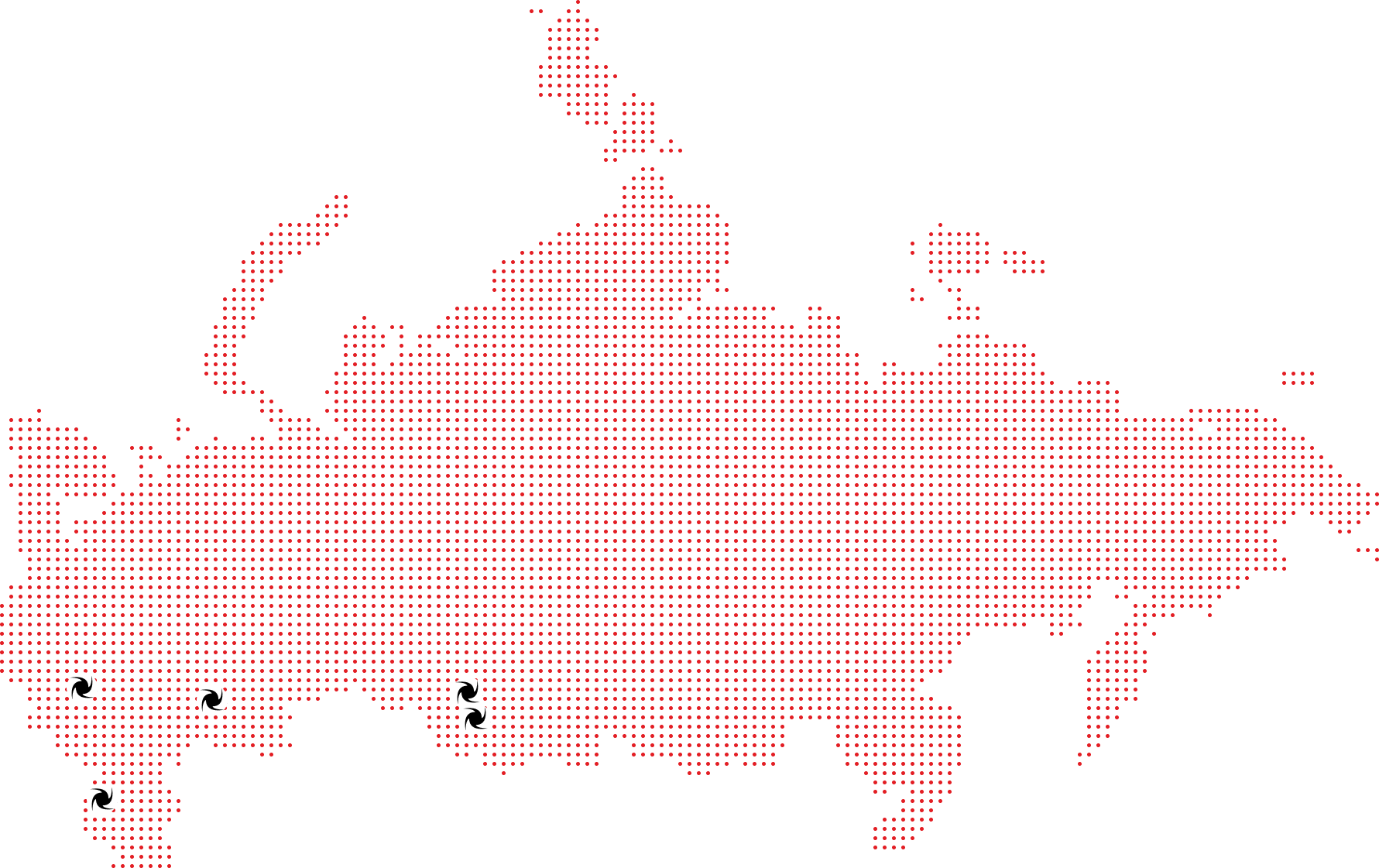 Карта сервисных центров