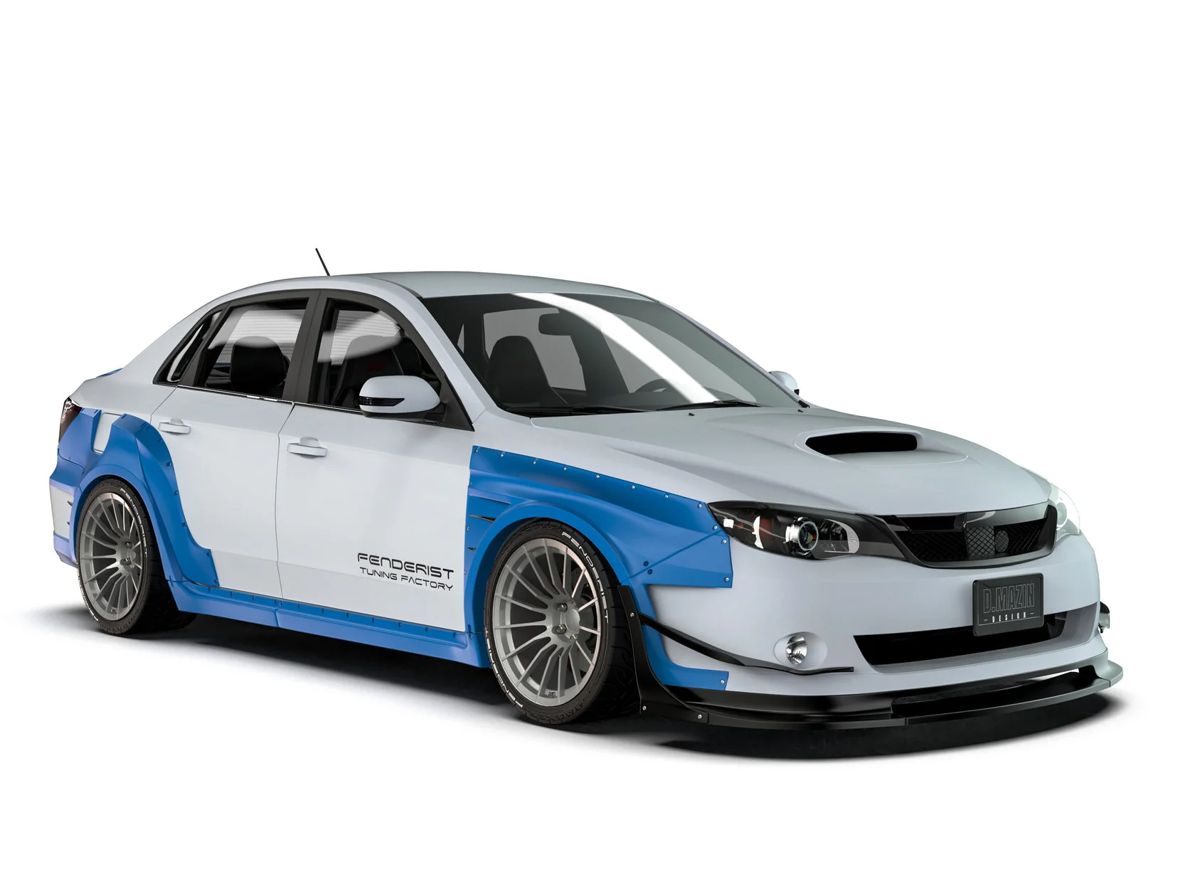 Fender Flares Set / WIDE BODY KIT SUBARU IMPREZA WRX/GT GE