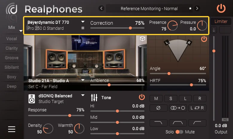dSONIQ Realphones User's Guide