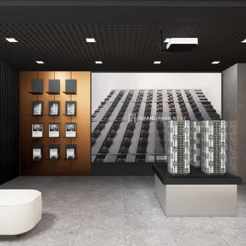 Интерьер офиса в жилом комплексе Grand Park