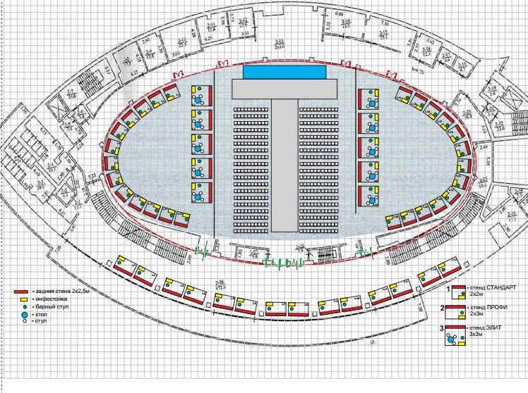 План выставочной зоны фестиваля Таврида Модная