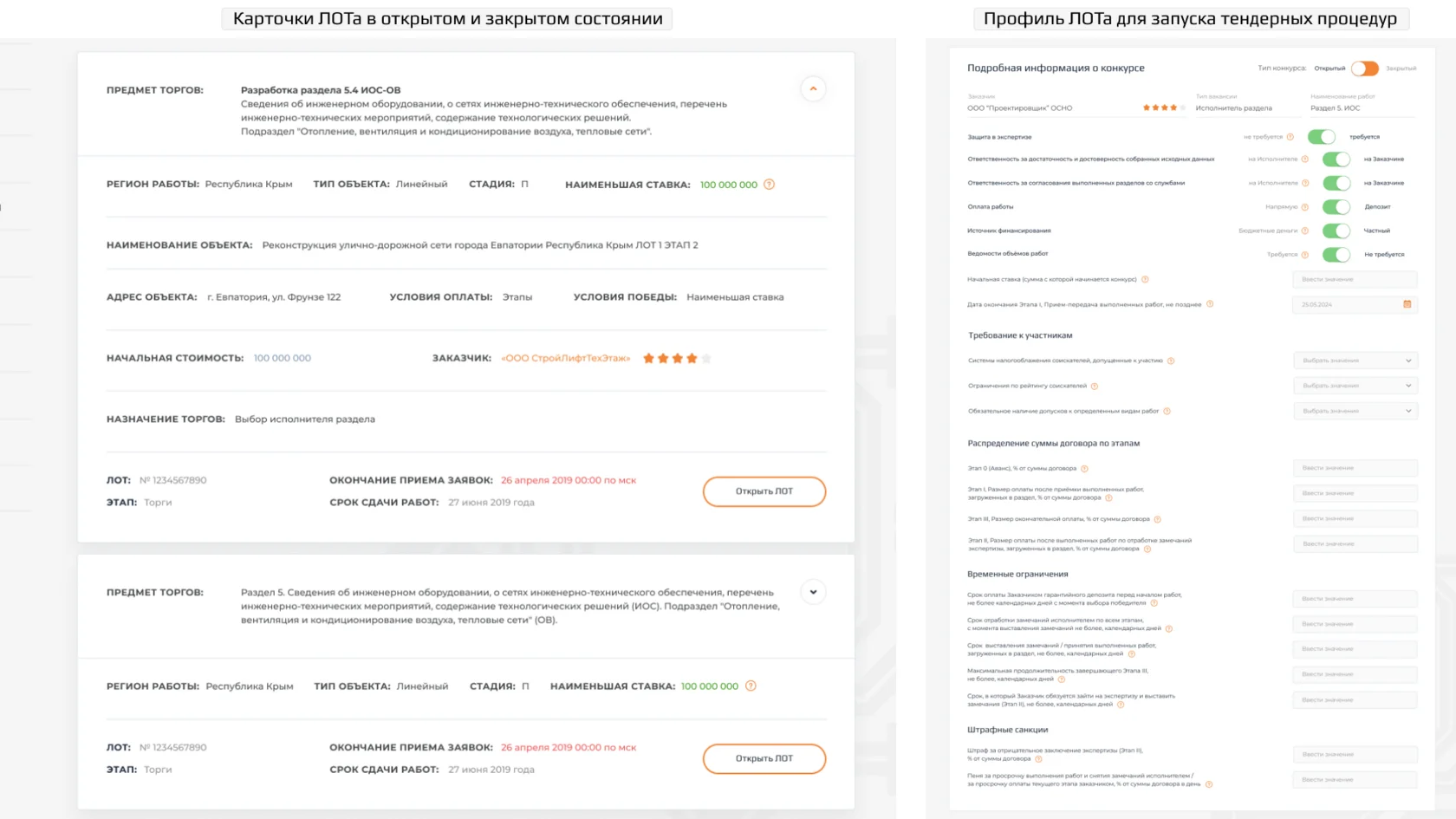 Система проведения торгов