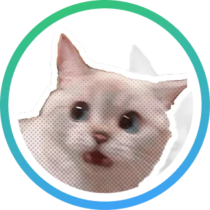 Удивлённый котик