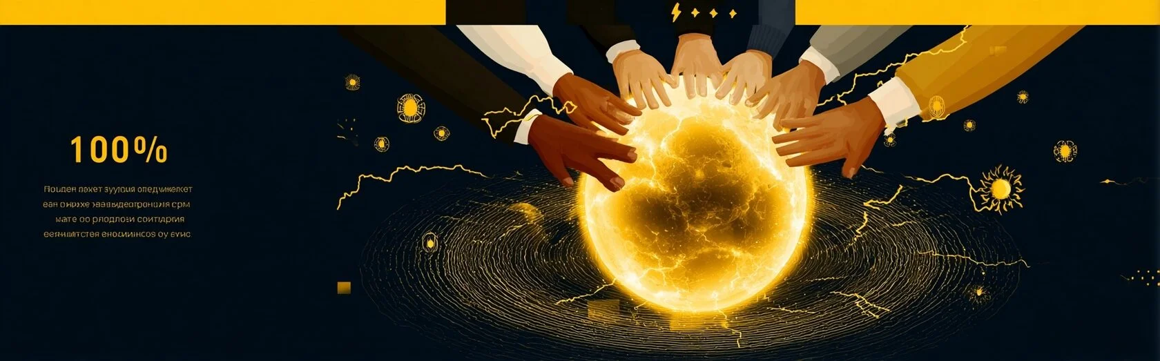 Энергия группы 100+ участников