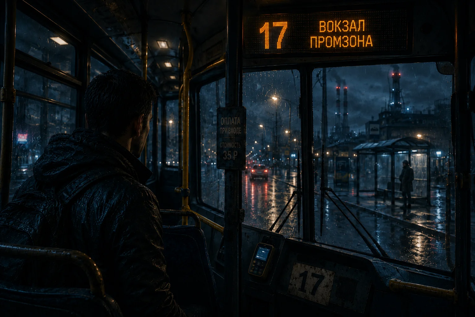Иллюстрация к истории «Маршрут 17»