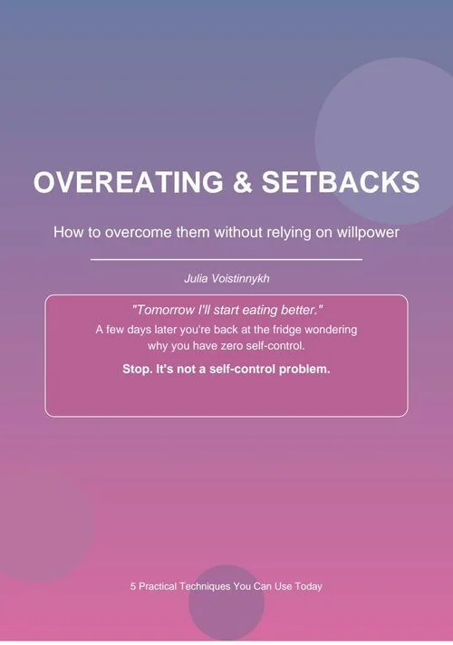 Overeating and Setbacks guide cover