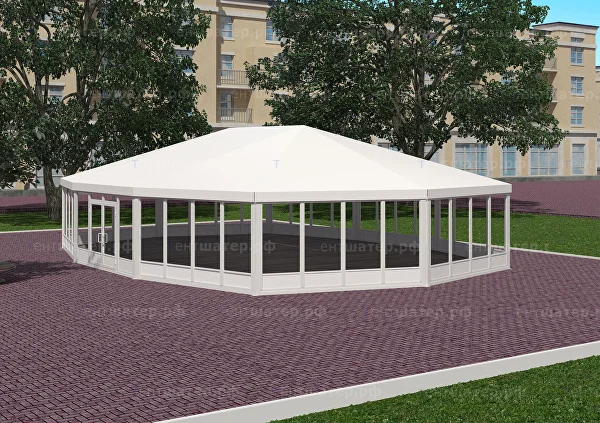 Многогранный шатёр 13×13 м