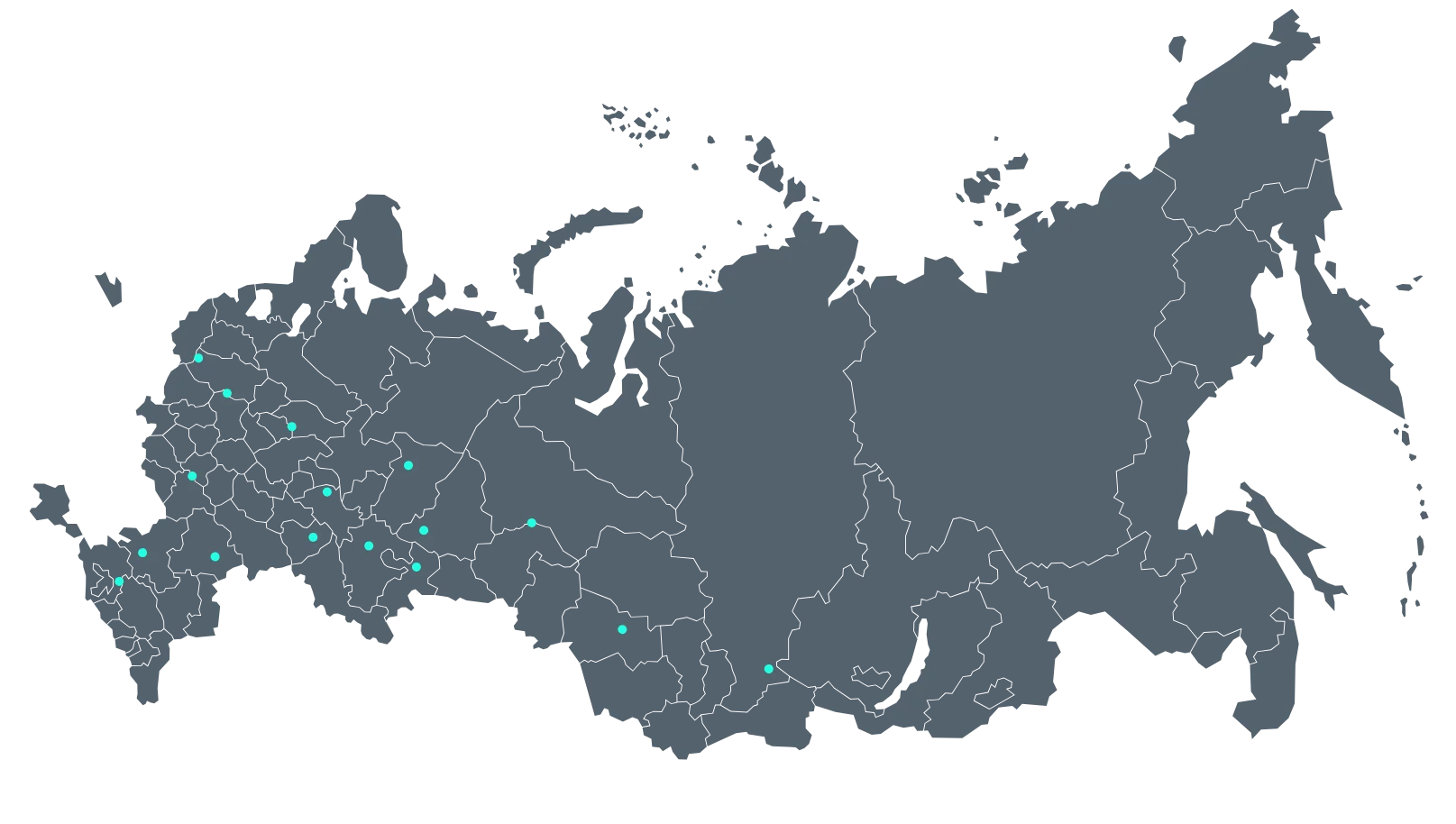 Карта дата-центров