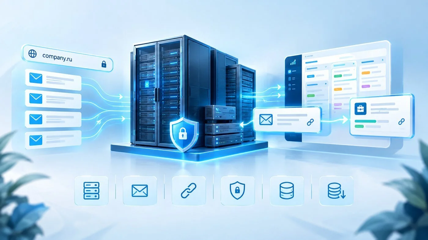 Своя почта Kerio и CRM Битрикс24