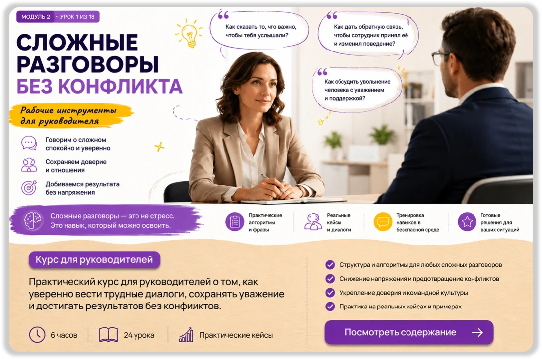 Пример корпоративного курса