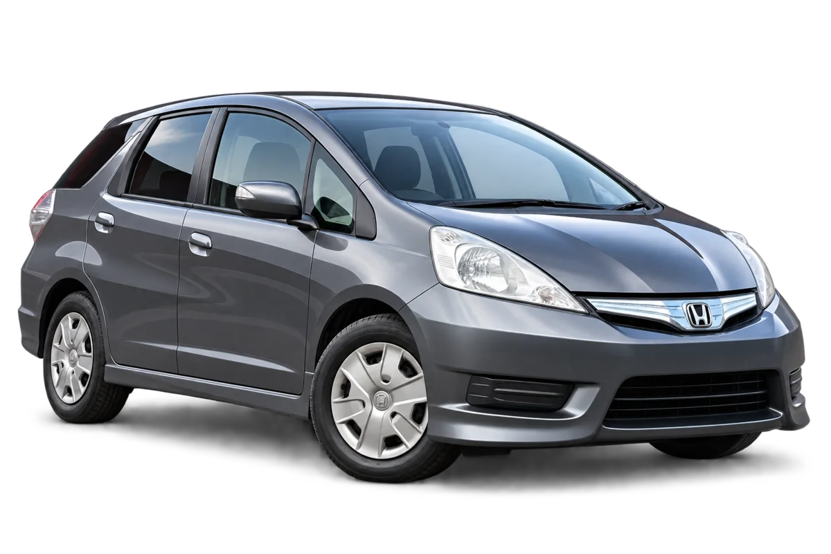 Серый Honda Fit Shuttle