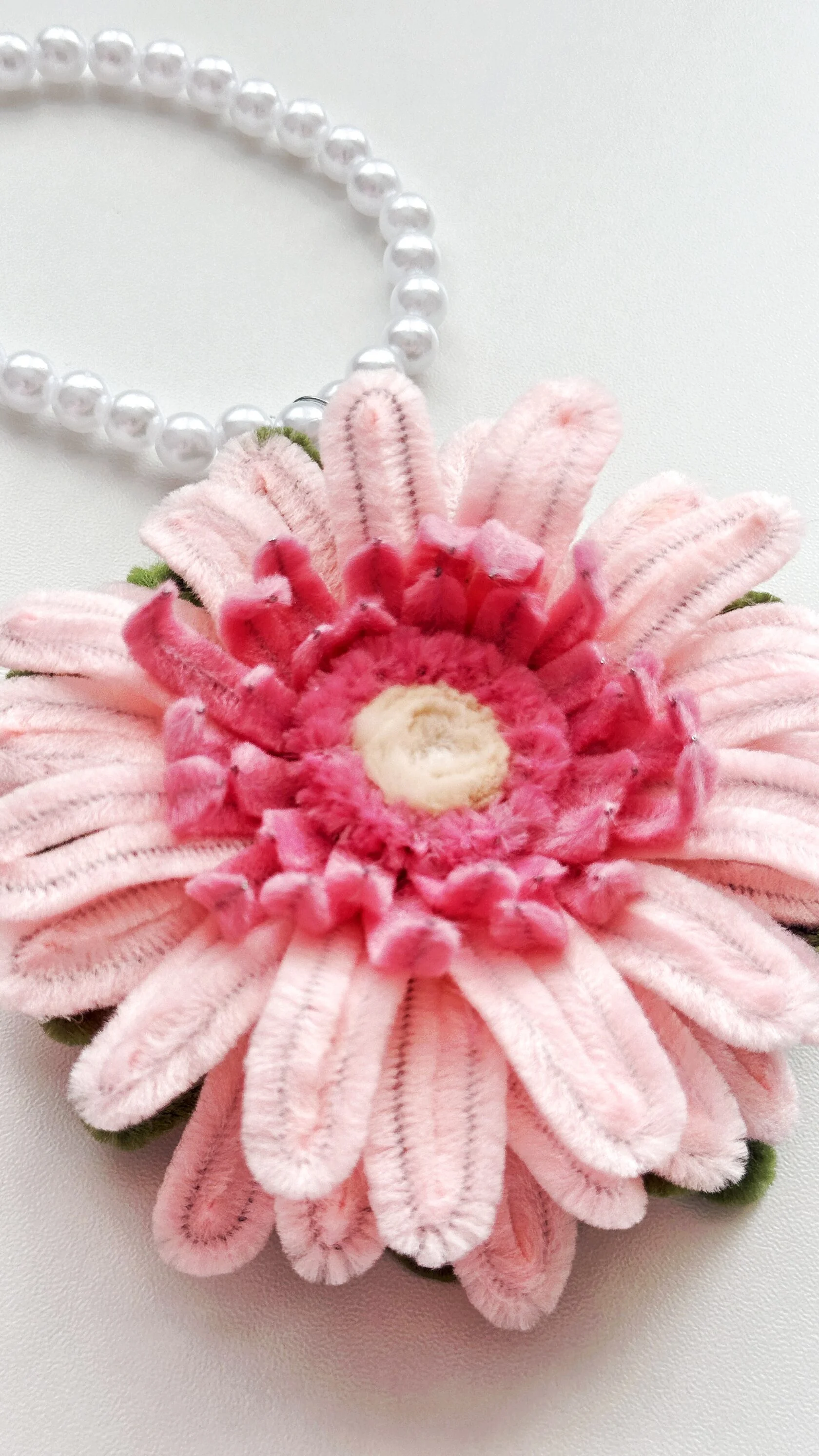 Гербера из синельной проволоки фото 2