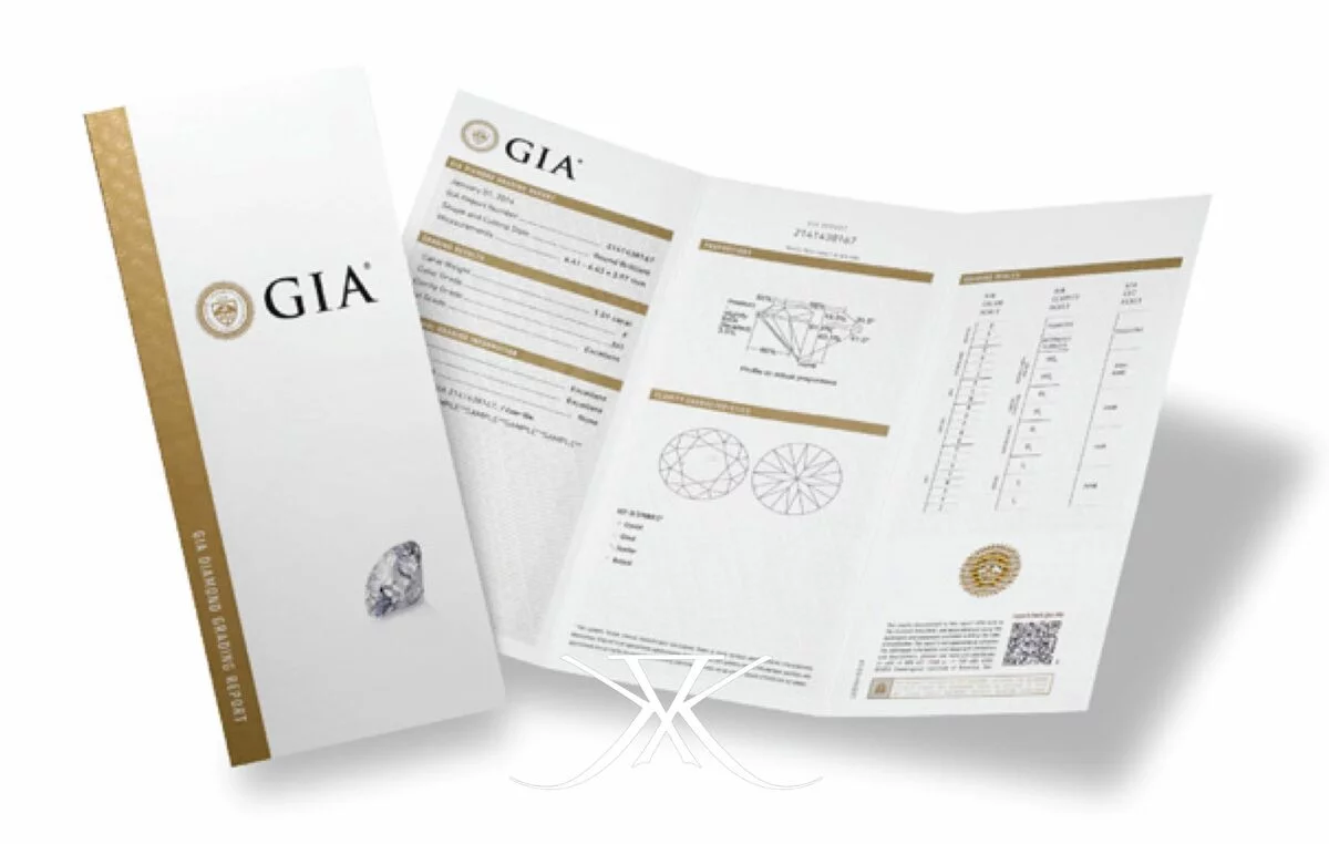 Сертификат GIA на каждый бриллиант