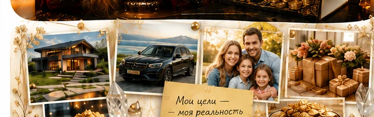 Карта желаний: дом, машина, семья, подарки и изобилие