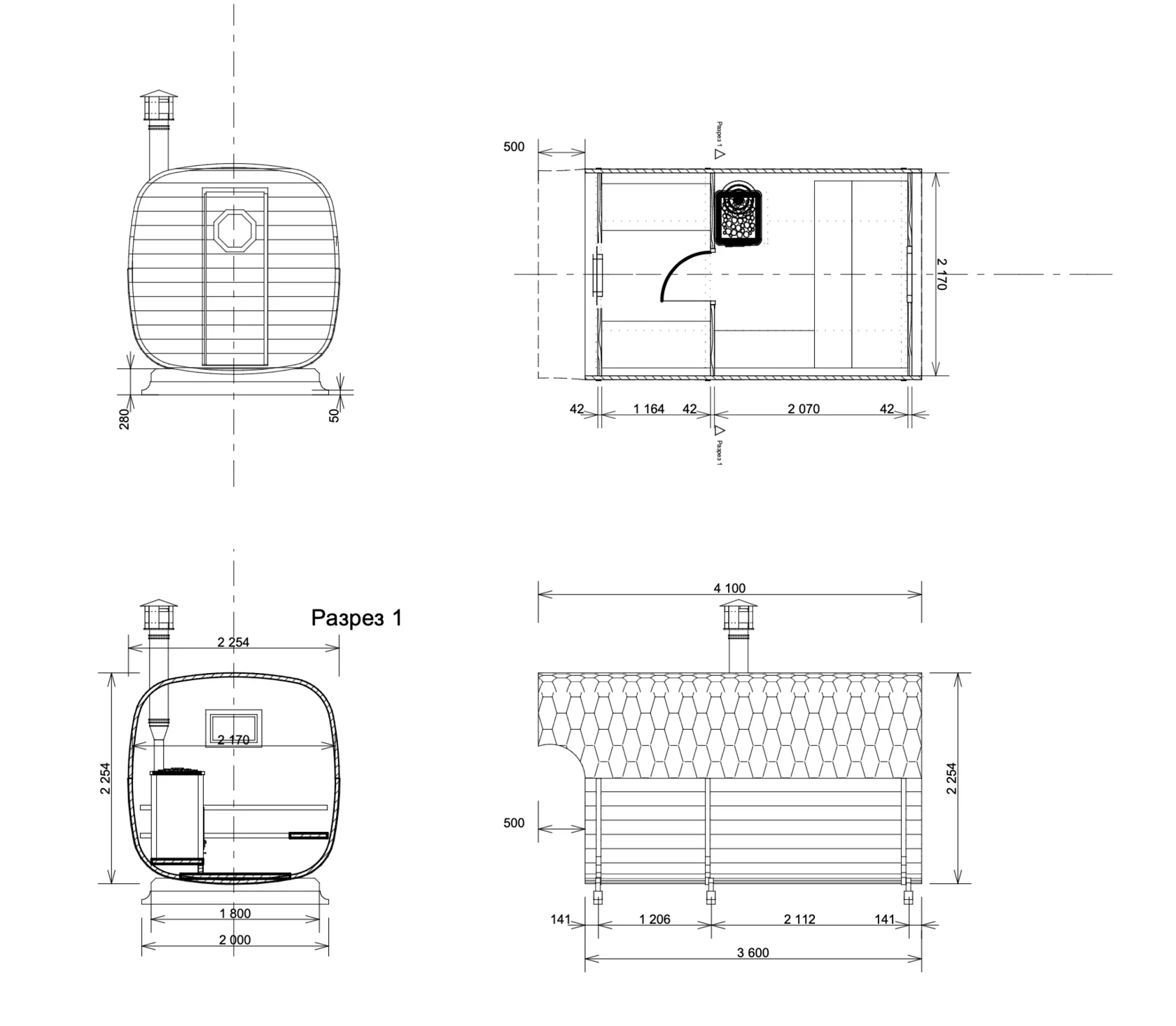 Чертёж Классик 4100