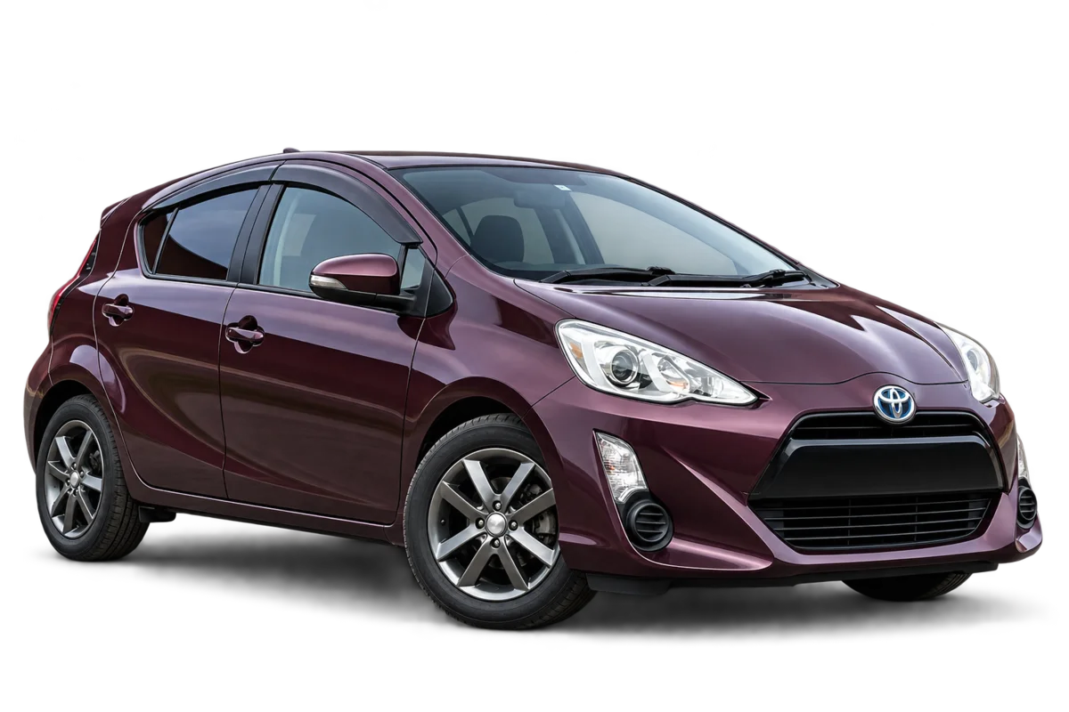 Бордовый Toyota Aqua