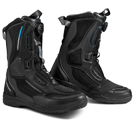 Высокие мотоботы SHIMA STRATO WP Lady Black, чёрный — SPB-HS, СПб