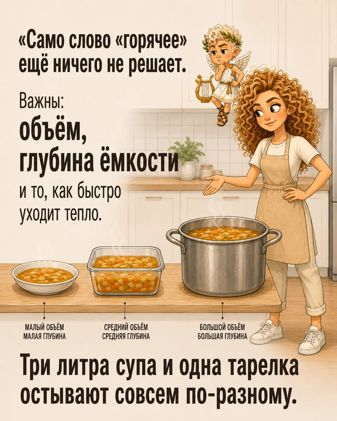 Горячее в холодильник — слайд 3