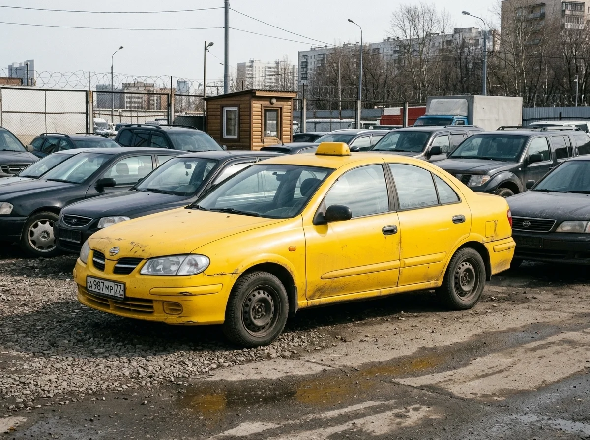 Такси на штрафстоянке