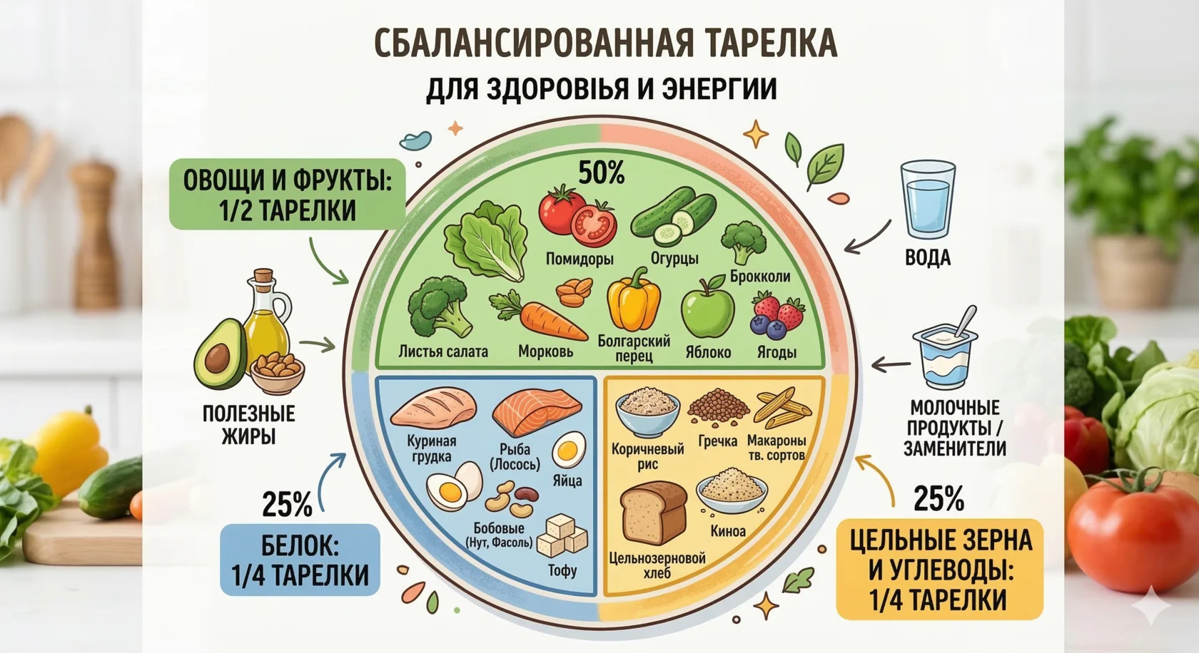 Сбалансированная тарелка