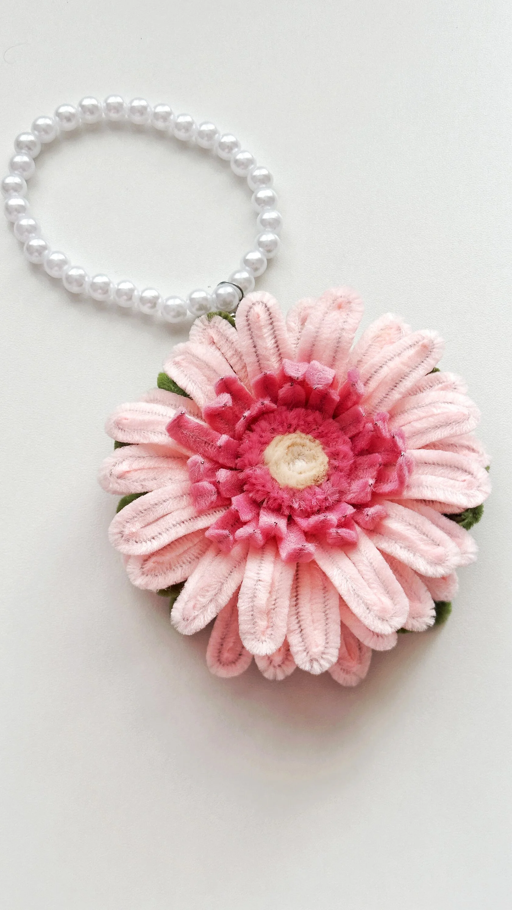 Гербера из синельной проволоки фото 1