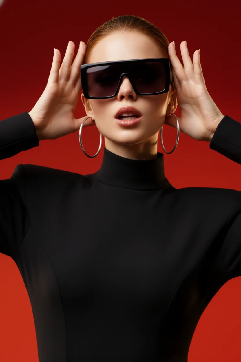 Realistická AI fotografie produktu na modelce, fashion vizuál bez focení