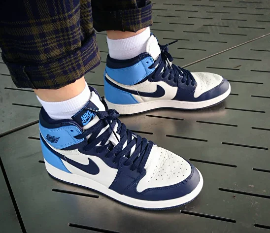Air jordan hot sale 1 obsidian