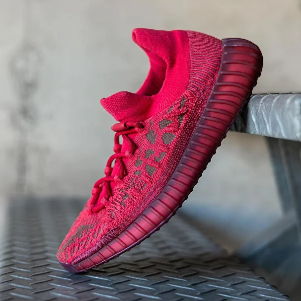 All red yeezy hotsell 350
