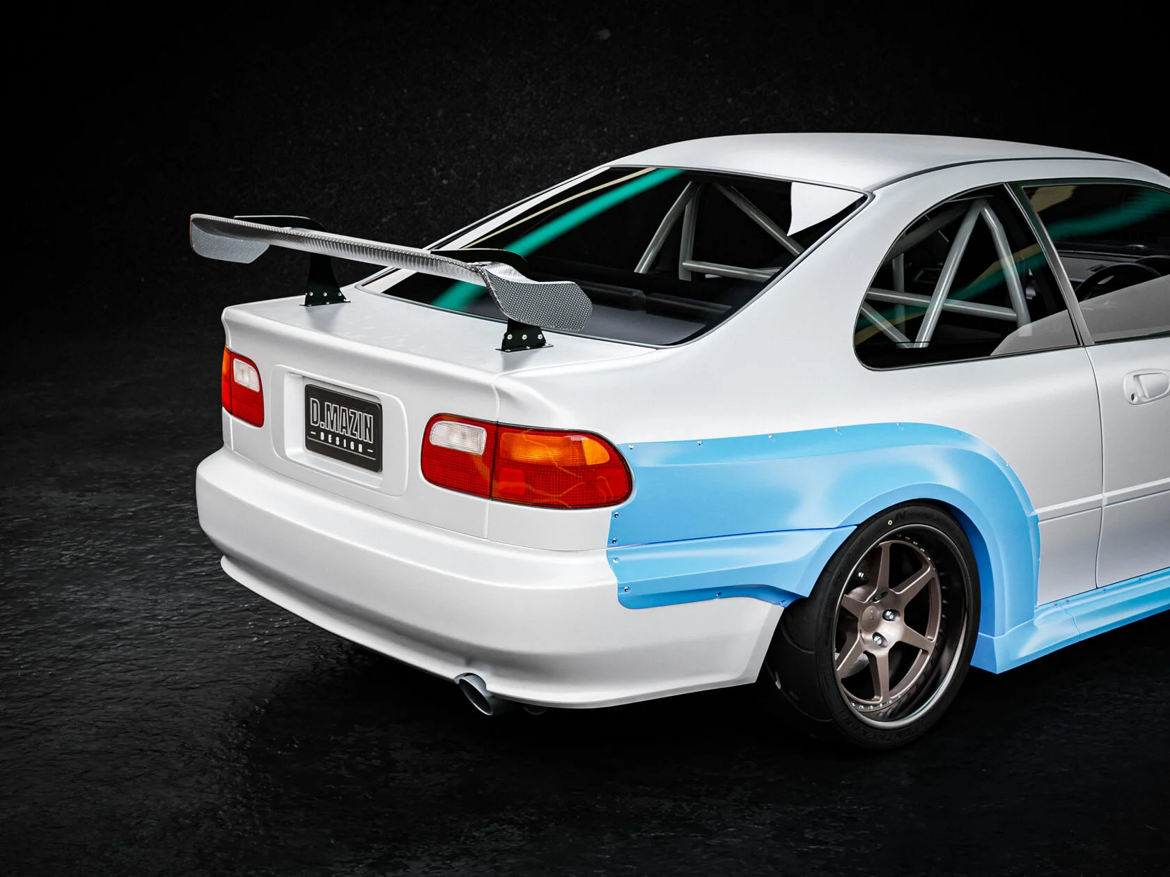 1995 honda civic wide body deals kit