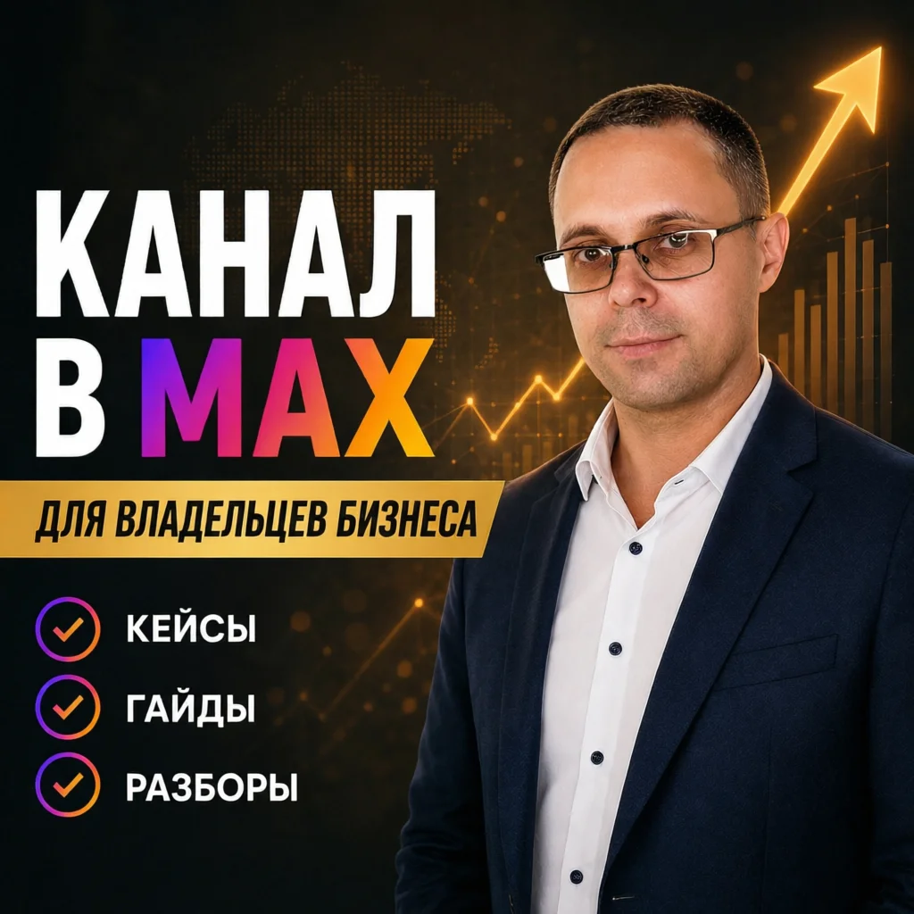 Автор канала — эксперт по бизнесу в MAX
